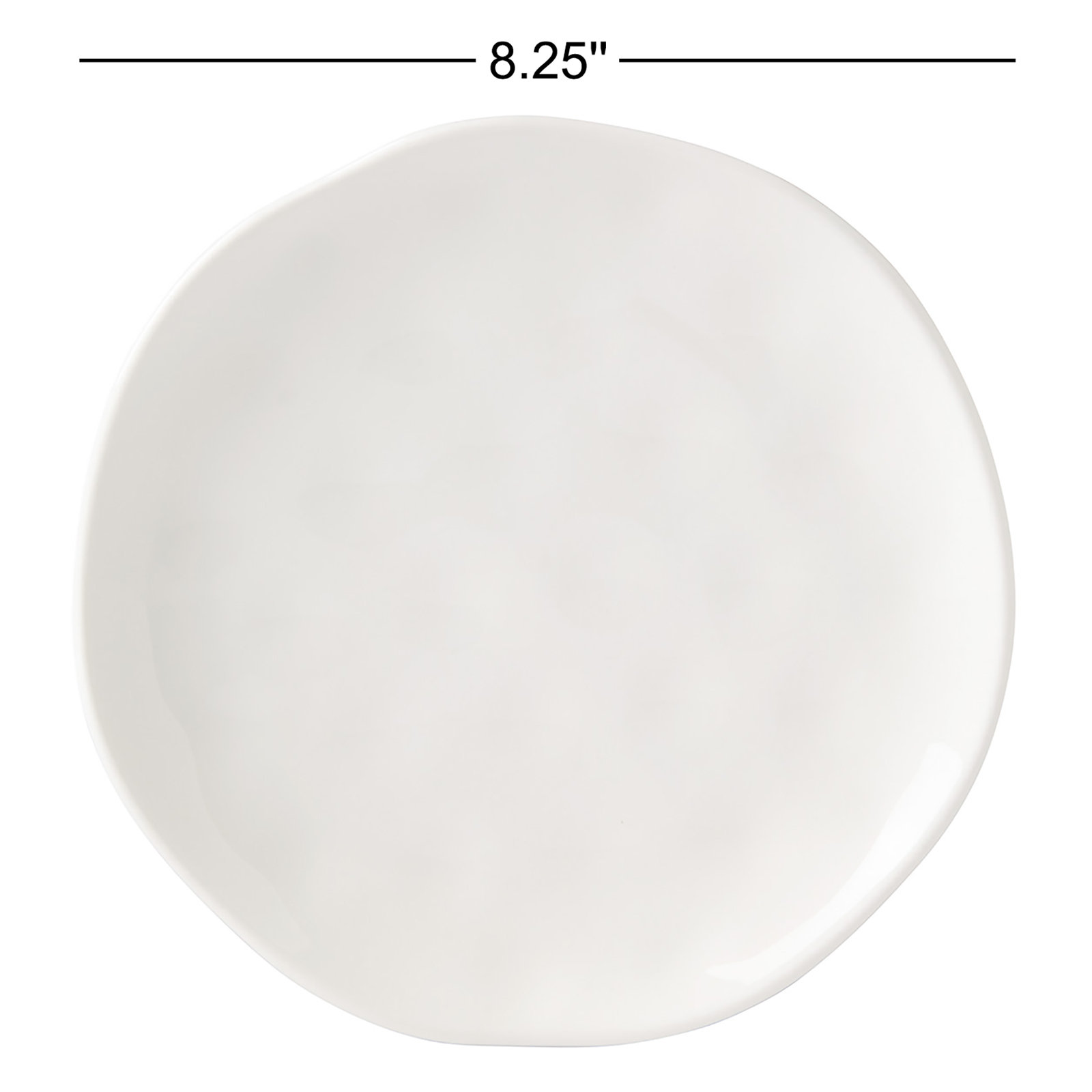 Bay Colors Blue Bay Colors 4Pc Accent Plates, White