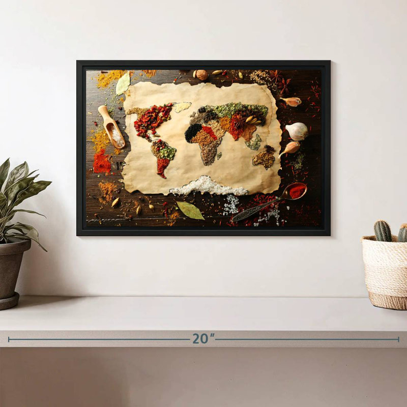 Yarlin World Spices, 9" H x 13" W