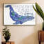 Whale Love II, reproduction d'art sur toile-94360530-94360531