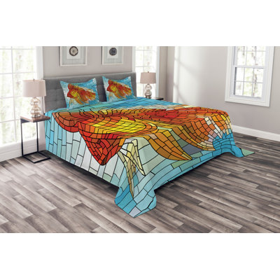 Animal Print Bedspread with Pillow Shams Included