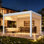 Pergola extérieure à persiennes de l 13 pi x P 10 pi avec écran latéral réglable automatiquement, toit imperméable, cadre en aluminium épaissi et guirlande lumineuse télécommandée pour terrasse, patio et spa