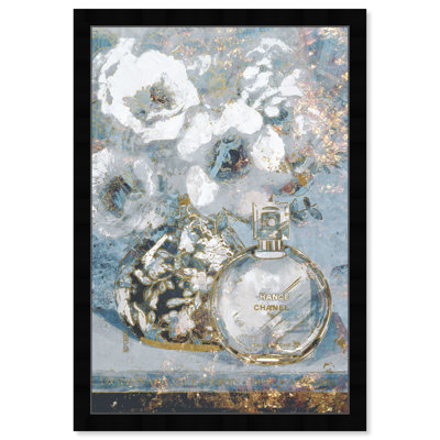 «Fashion and Glam Chance of Elegance River», art mural sur toile bleu et bleu clair Chance of Elegance River Glam