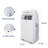 Uhome 12000(ASHRAE) BTU Portable Air Conditioner for 400 Square Feet with Heater and Remote Included