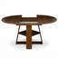 Table de salle à manger extensible en noyer, table de cuisine ovale moderne de 43,3 à 59 po avec rallonge amovible, base en bois avec tablette de rangement, table de salle à manger peu encombrante pouvant accueillir 4 à 8 personnes pour le salon