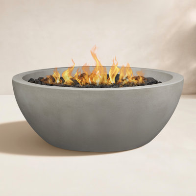Eldora Round Concrete Fire Pit by Jensen Co