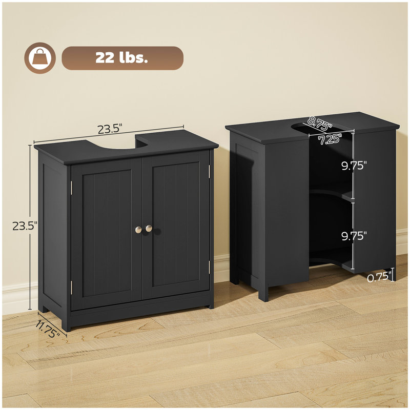 Armoire de salle de bain, armoire de rangement sur piédestal