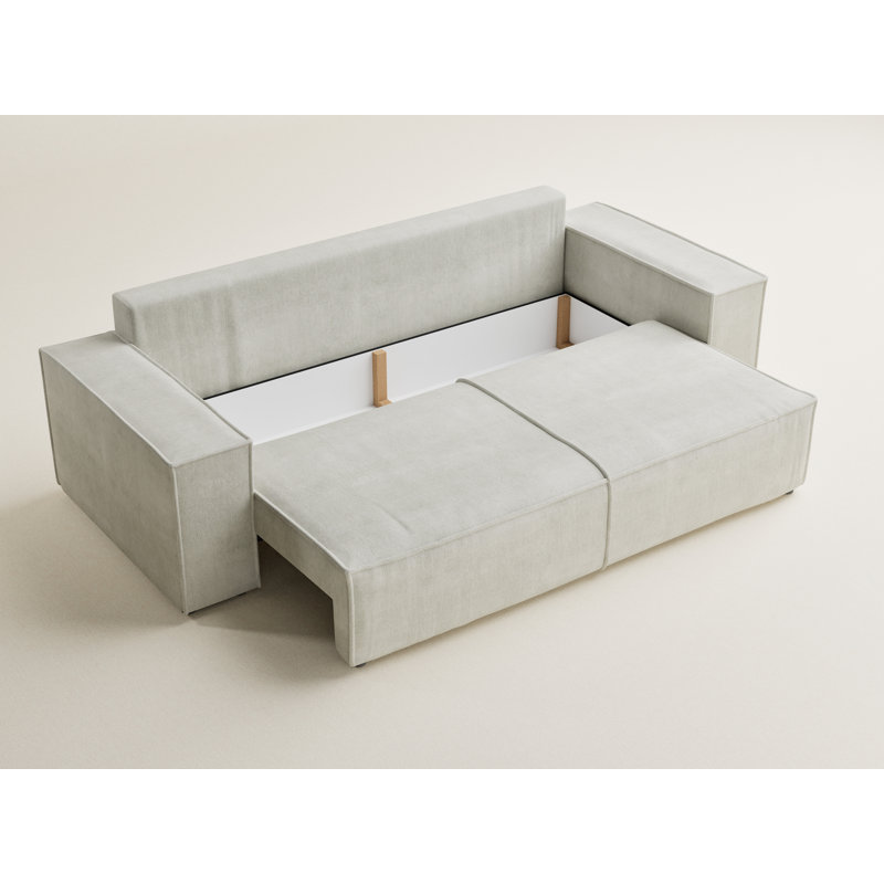 3 Seater Reclining Sofa, Cream