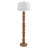 Rustara 61.5" Cottage Farmhouse Turned Resin/Iron LED Floor Lamp