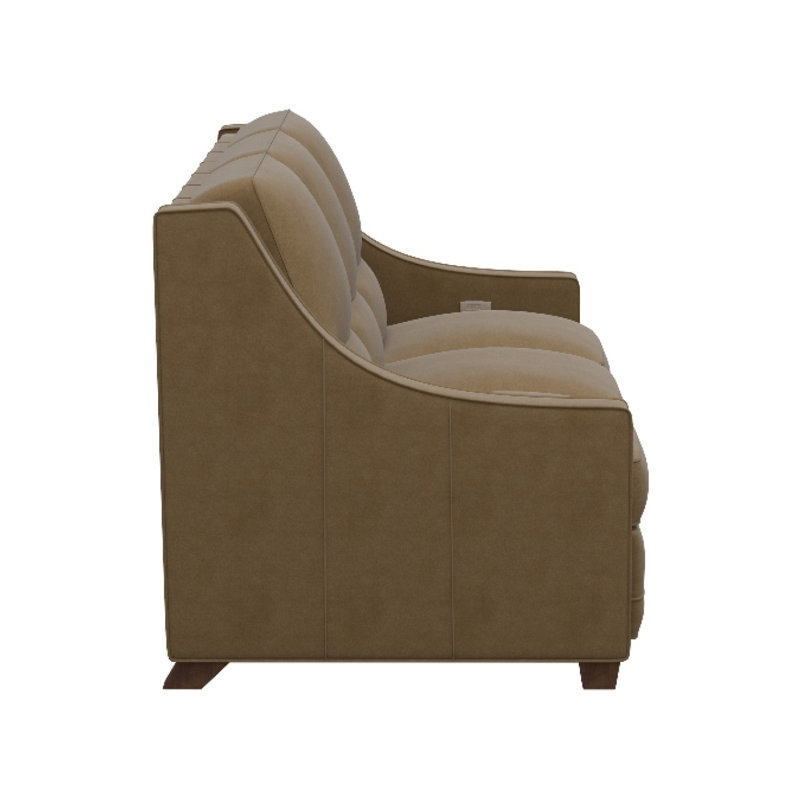Kelce 84" Wide Reclining Rush Toffee Sofa