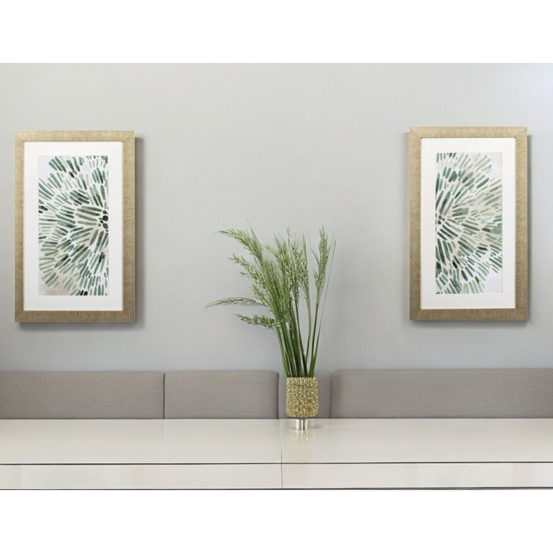 Décoration murale florale 2 pièces