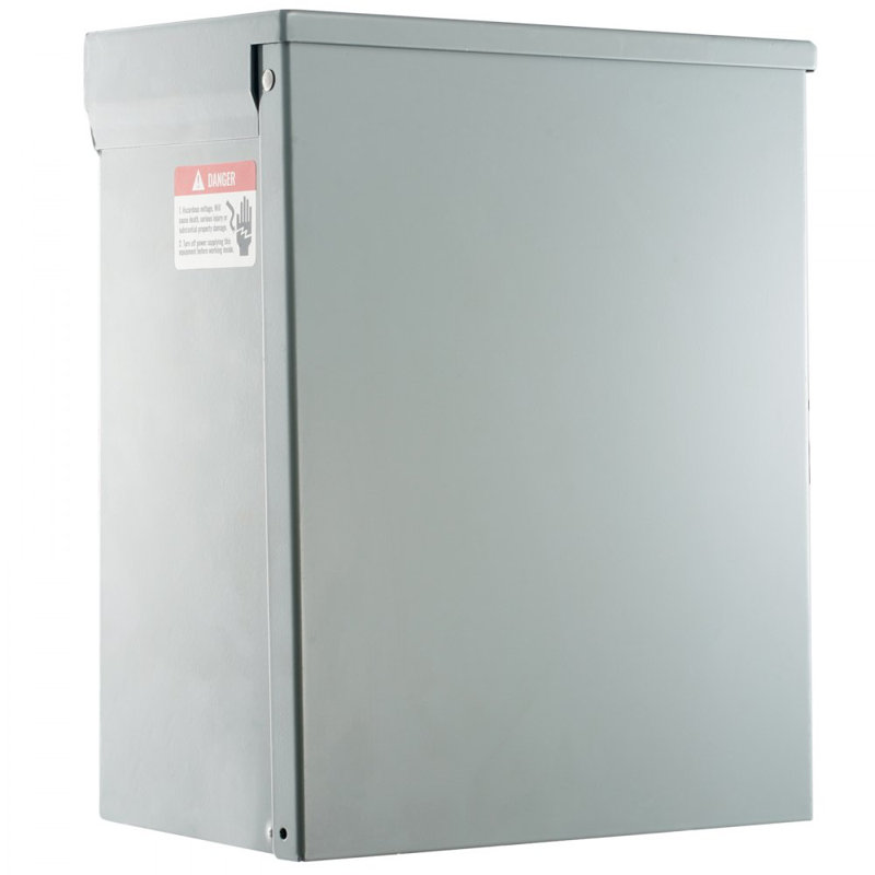 Temporary Power Outlet Panel, 125/250V, RV Power Outlet Box with a 20/30/50 Amp Receptacle Installed