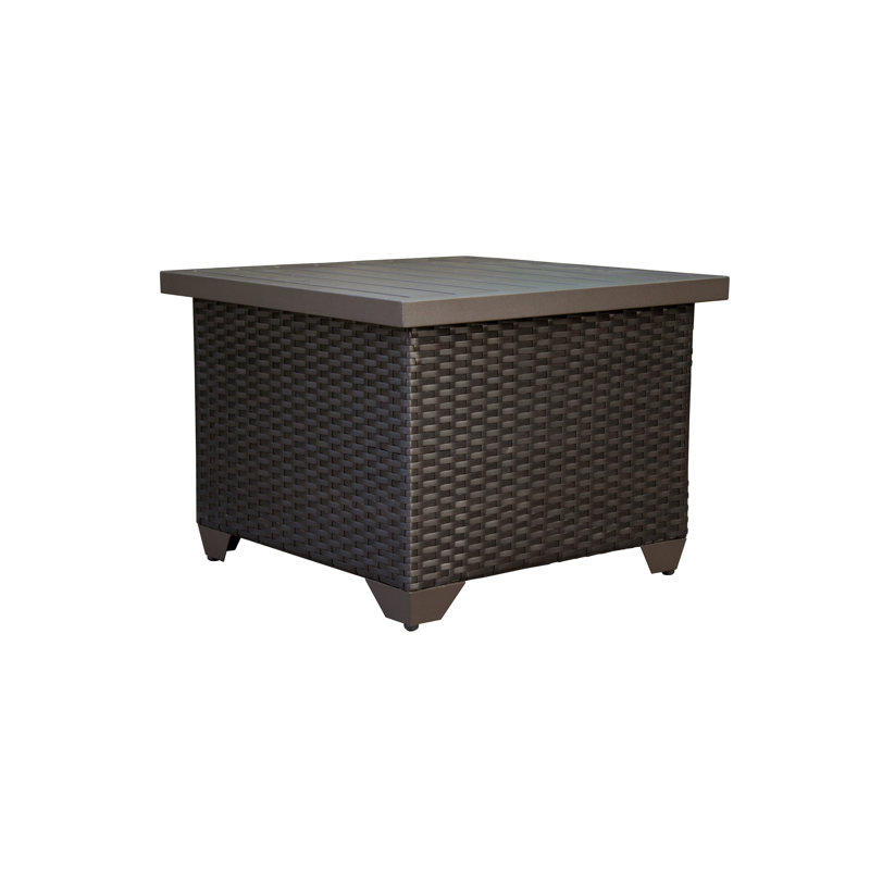 Square Metal Outdoor Side Table