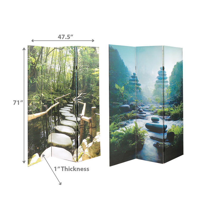 Écran toile double face Zen Garden