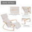 Stapleton Solid Wood Rocking Chair