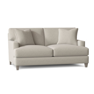 Mila 65" Recessed Arm Loveseat with Reversible Cushions