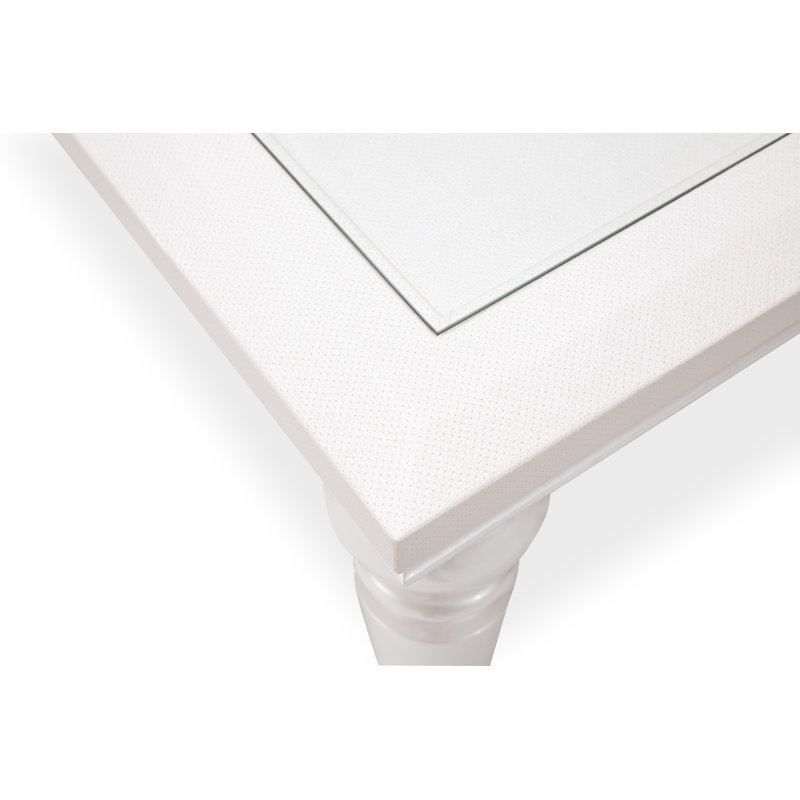 Glimmering Heights Glass Dining Table