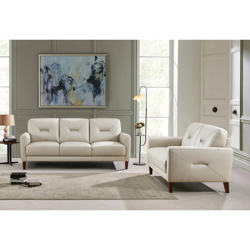 2 - Piece Leather Living Room Set
