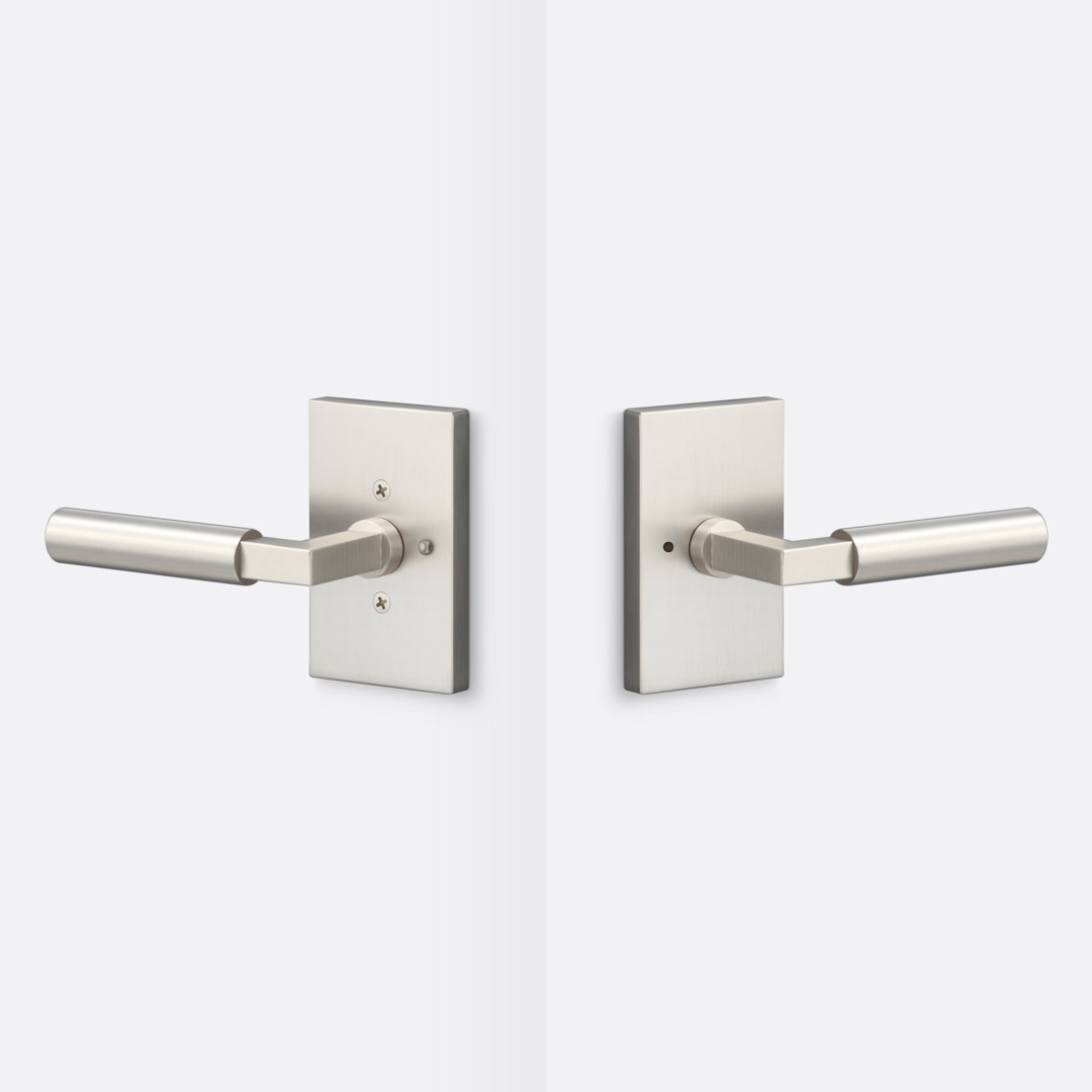 Levanto Privacy Rosette, Smooth Grip Sure-Loc Hardware Lever