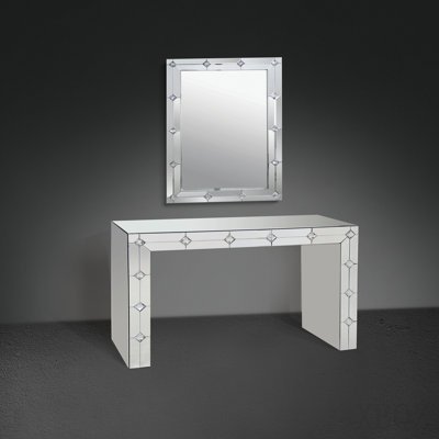 47.24'' Glass Top Console Table