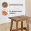 Imauri 18'' Tall Solid Wood Stool