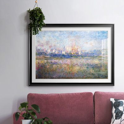 "Vétheuil dans le brouillard", impression sur papier par Claude Monet
