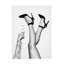 Art sur toile, noir et blanc-105647005