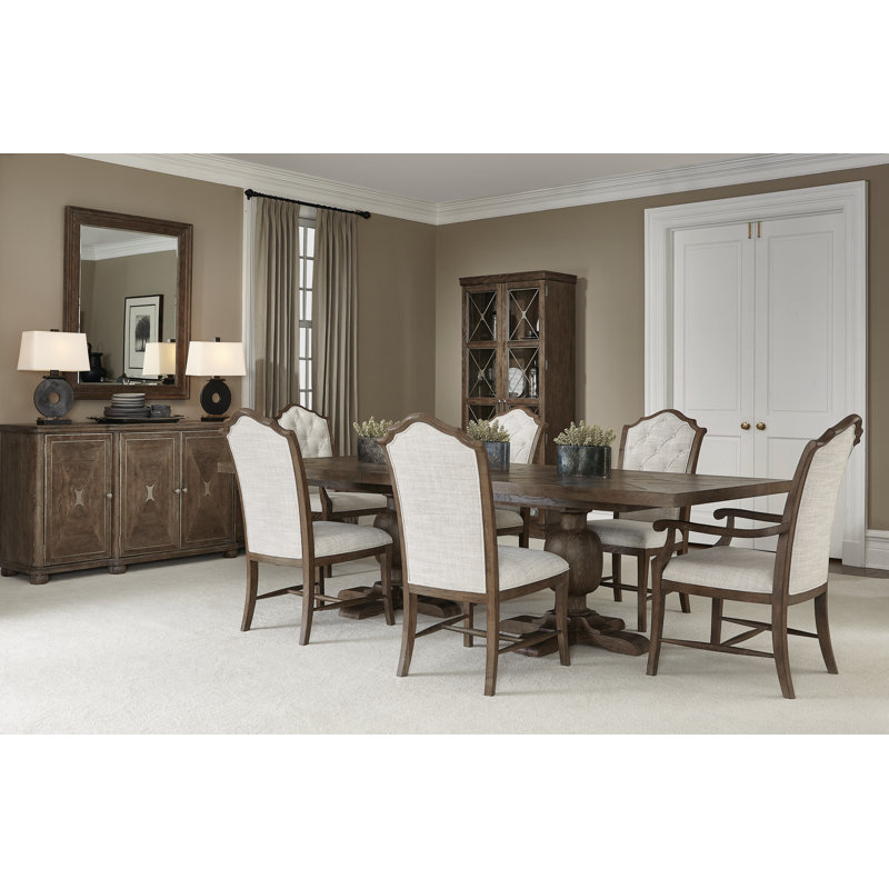 Bernhardt Rustic Patina Side Chair, Rustic Patina - Peppercorn Finish