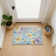 Machine Washable Indoor/Outdoor London ACN2262 Floral Rug