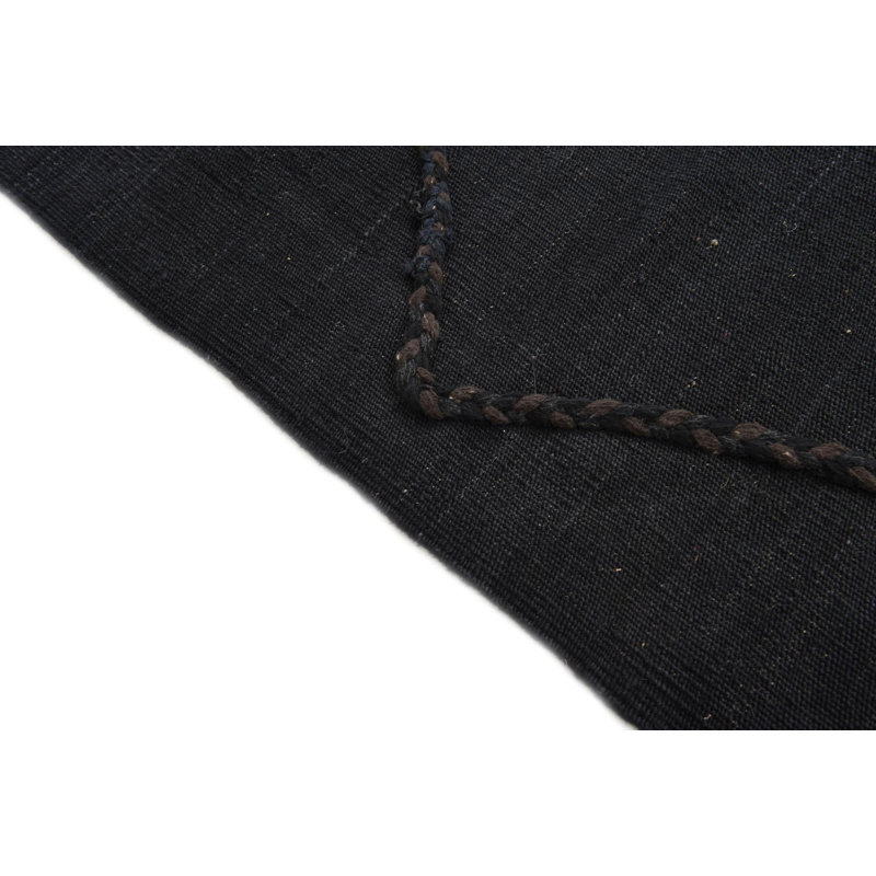 Tapis noir Parra 4 x 6