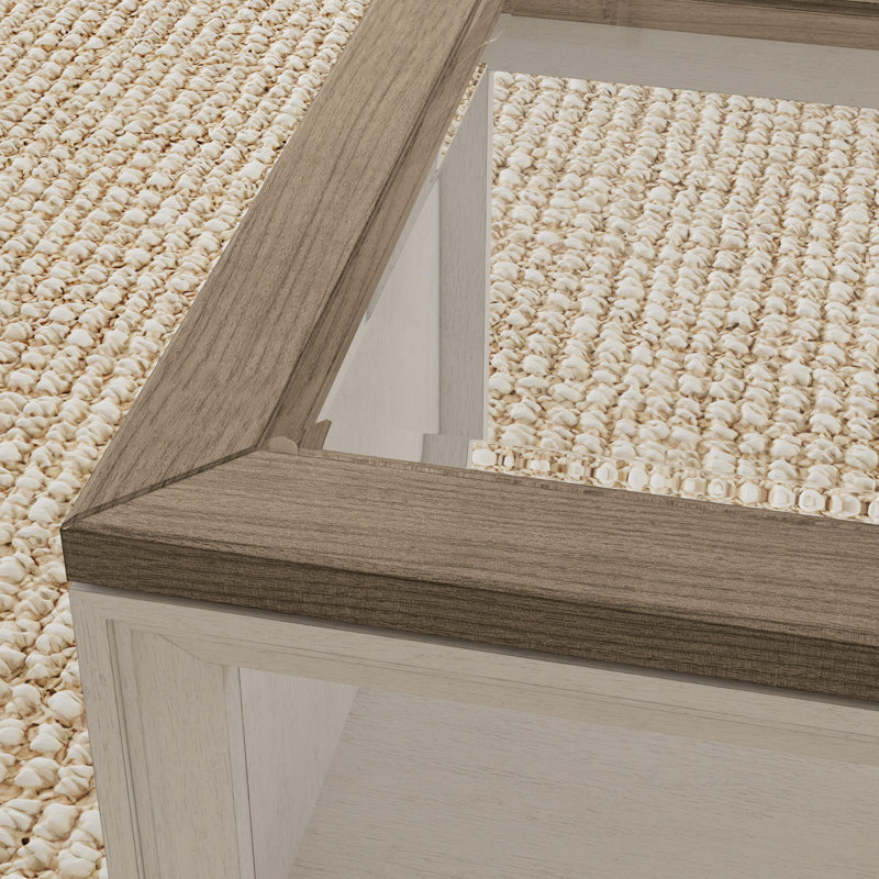 Melody Glass Top Coffee Table