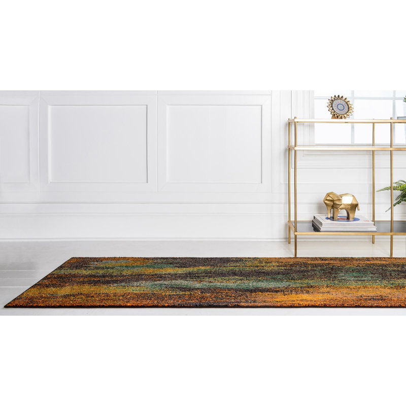 Rizer Washable Abstract Indoor Rug, Runner 2'7" x 10'