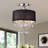 Averill Fabric Semi Flush Mount-24003171