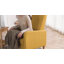 Aurelio Mid-Century Upholstered Accent Chair with Wooden Legs & Back Pillow-479029730
