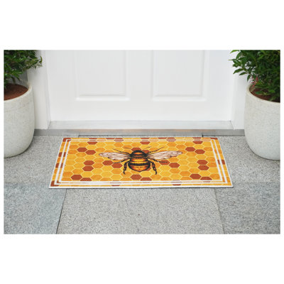 Paillasson multicolore Honeybee 18 po x 30 po