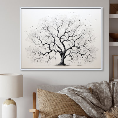 Arbre africain minimaliste - arbre, art mural africain, salon