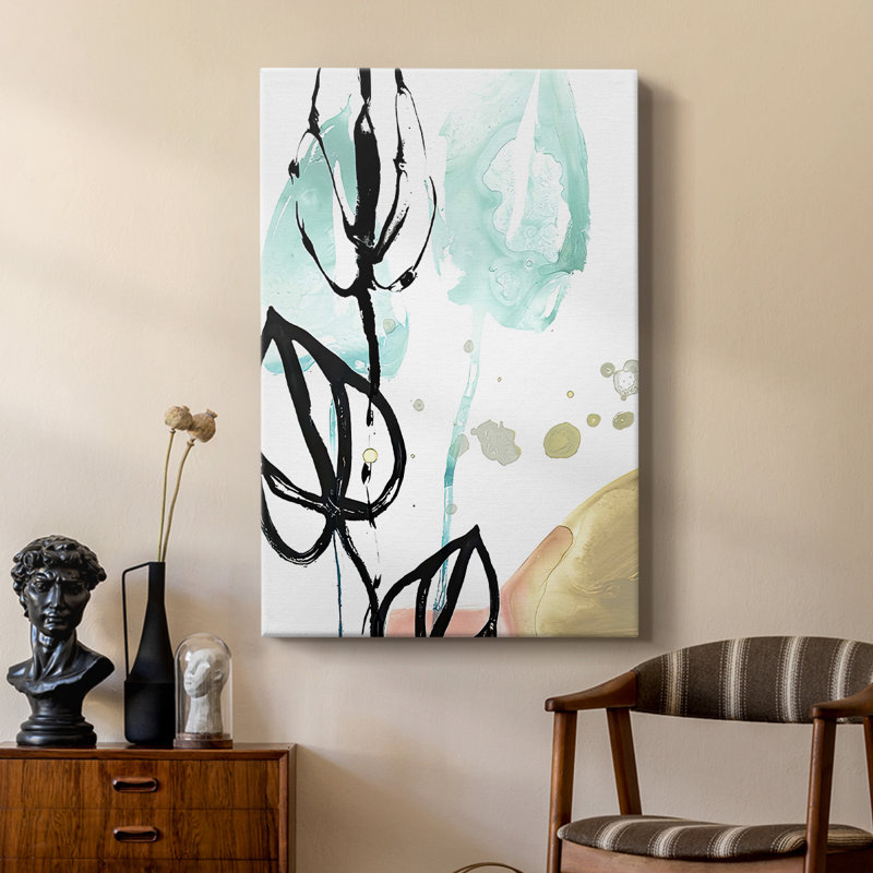 No Deckle Tropical Moderne VI - Gallery Cavas, H 12 po x l 8 po