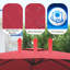 Parasol carré en porte-à-faux pour patio (sans base de parasol)