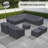 Eloisa Outdoor Conversation Set Group Seating Sectional Patio Furniture Covers