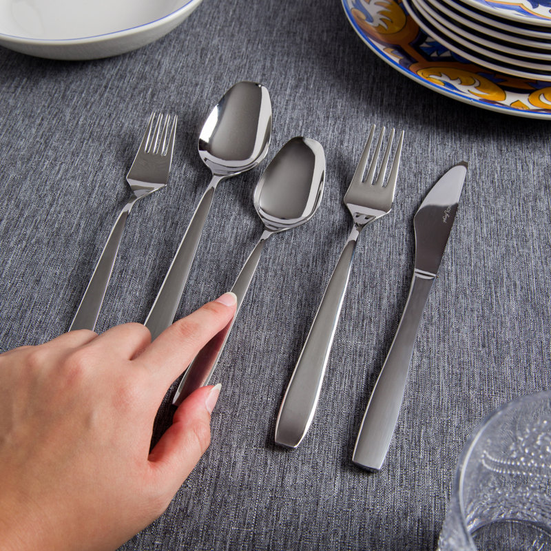 Ensemble de couverts Ivy Bronx Marhild - Service pour 4