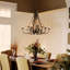 Led Chandelier Bulb Dimmable, Vintage Edison Bulb, C11 Filament Candle Bulb, Amber Glass, Soft White