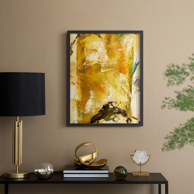 Blazing Rays II Framed Print - Solid Wood