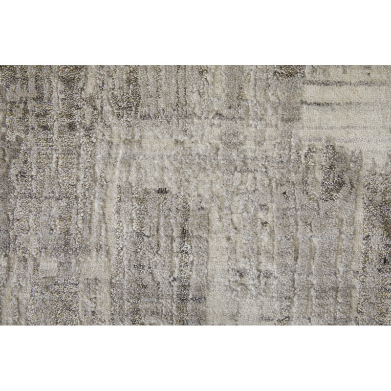 Eastfield Abstract Area Rug in Gray, Rectangle 9' x 12'