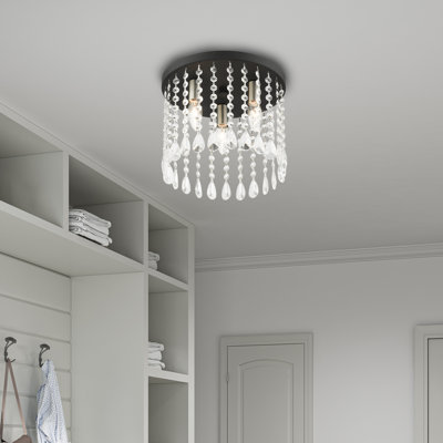 Plafonnier encastré 3 lumières 11 po