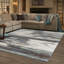 Tapis bleu sarcelle / brun Ernie-1419514021