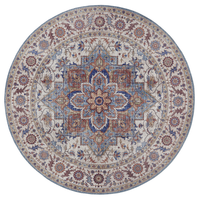 Anthea Tufted Cyan Blue Rug