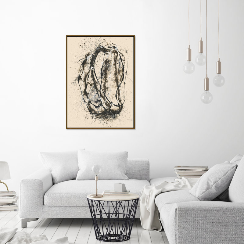 One More Time II Framed Painting Canvas by Danielle Davis, Image Brush Gel