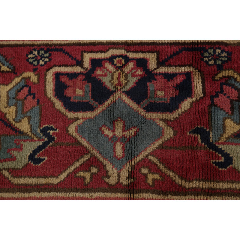 Tapis oriental antique 16 x 25 po Anatolian
