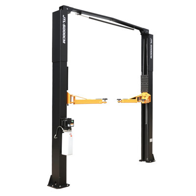 Élévateur de voiture à deux poteaux 12 000 lb - Grue hydraulique pour véhicule et camion / VUS avec 2 + 3 bras réglables, 220 V 60 Hz 1 phase