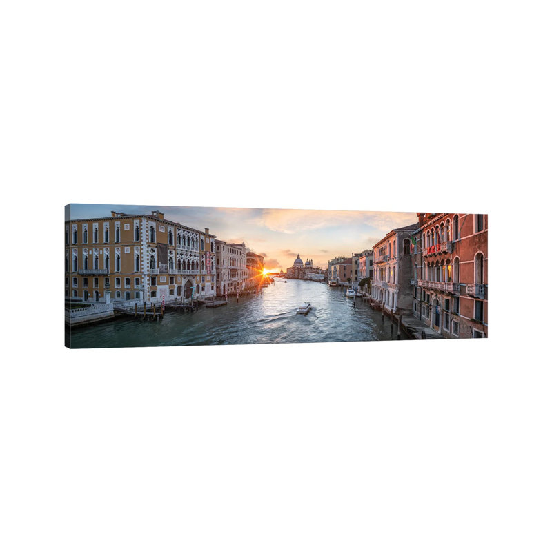 Grand Canal, Venice II by Jan Becke - Wrapped Canvas Panoramic Gallery-Wrapped Canvas Giclée, 121.92 cm H x 40.64 cm W