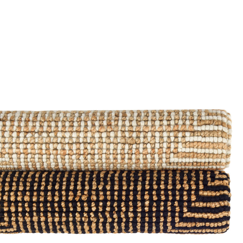 Kelan Ivory Handwoven Jute Rug, Rectangle 10' x 14'